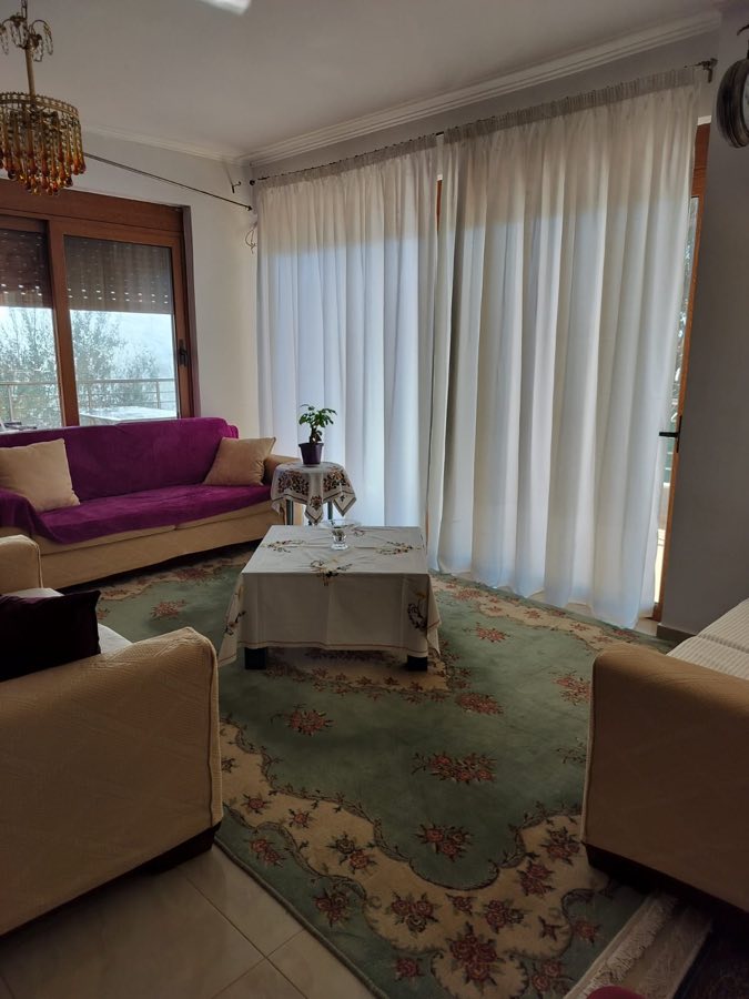 Second sitting room with garden view at Porto Germeno Villa